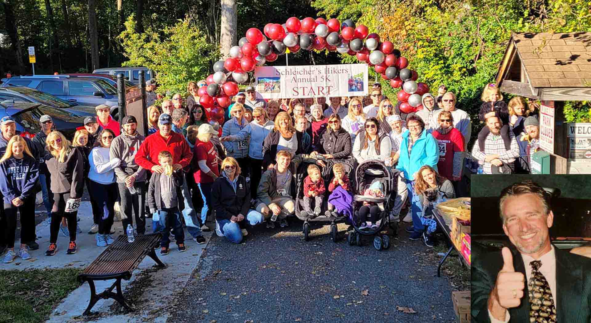 participants at the starting line of 5K run